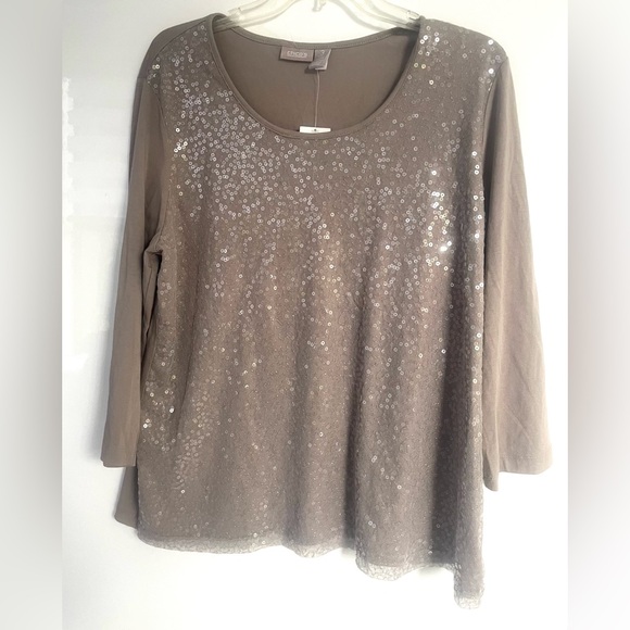 Chico's Tops - Chico's Sequin Shine Timeless Top - NWT